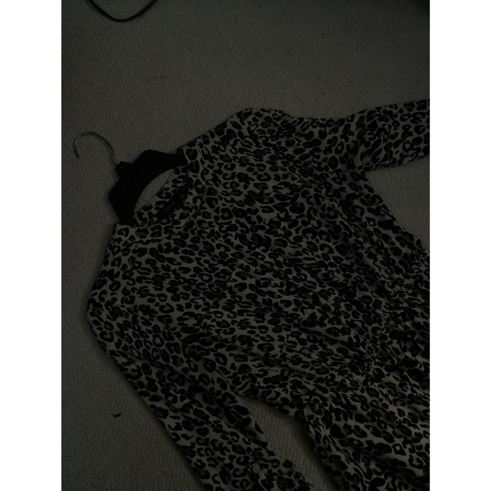 Apt. 9 Leopard Print Shirt Dress - Picture 4 of 6